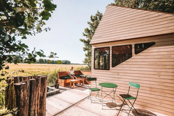 Polder Cabin weergors Hellevoetsluis